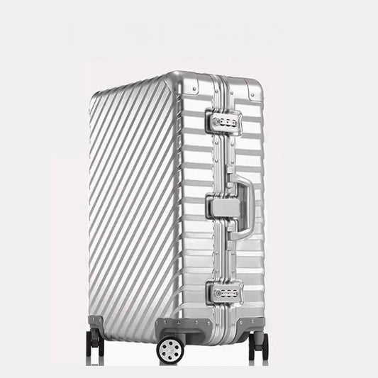 All metal sports aluminum magnesium Suitcase, Luggage aluminum frame thickened universal wheels 26/28/30/32 inch trolley box