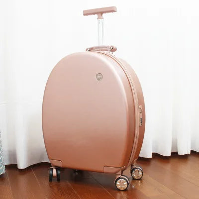 CARRYLOVE lovely Personality round trolley case 20 inch Boarding handbag +Rolling Luggage Spinner brand Travel Suitcase