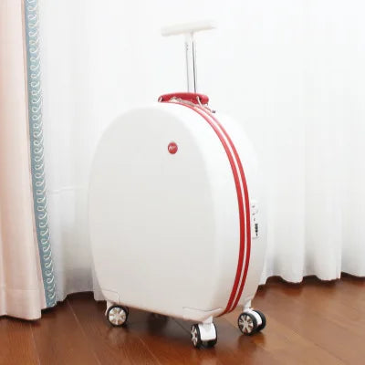 CARRYLOVE lovely Personality round trolley case 20 inch Boarding handbag +Rolling Luggage Spinner brand Travel Suitcase