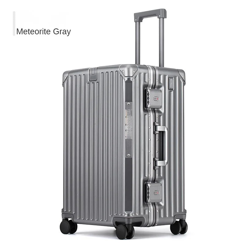 Over-sized Multi-Functional Travel Suitcases Large Capacity Luggage Aluminum Frame plus-Sized Universal Wheel Case Boarding Bag