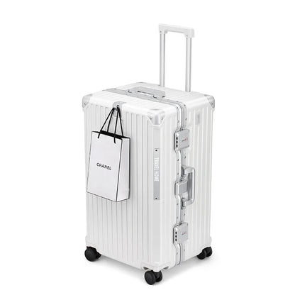 Over-sized Multi-Functional Travel Suitcases Large Capacity Luggage Aluminum Frame plus-Sized Universal Wheel Case Boarding Bag