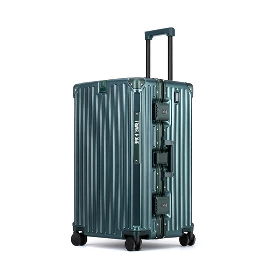 Over-sized Multi-Functional Travel Suitcases Large Capacity Luggage Aluminum Frame plus-Sized Universal Wheel Case Boarding Bag