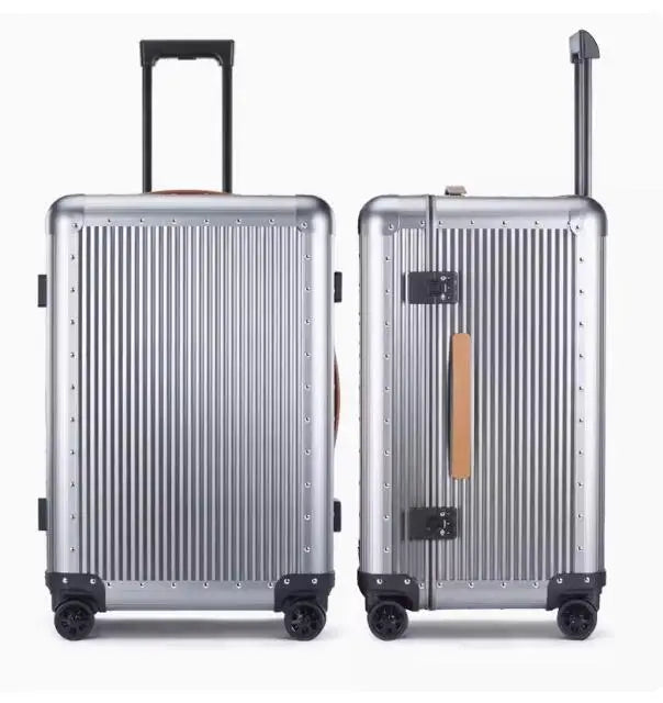 Carrylove 20 26  Inch Aluminium Suitcase Check In Spinner Trolley Luggage Bag On Wheels