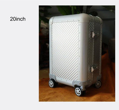 Carrylove 20 26  Inch Aluminium Suitcase Check In Spinner Trolley Luggage Bag On Wheels